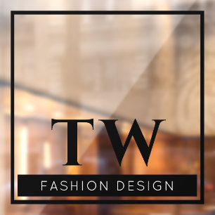 Autocollant Pour Fenêtre SIGNE DE LA COMPAGNIE TRANSPARENTE Noir transparen