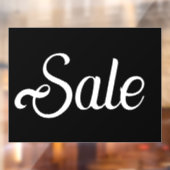 Autocollant Pour Fenêtre Signe de vente de fenêtre, Signe de vente de bouti (Feuille 2)