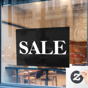 Autocollant Pour Fenêtre Signe de vente de fenêtre, Signe de vente de bouti