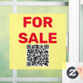 Autocollant Pour Fenêtre Signe Qr Code Pour Vente (Maison)