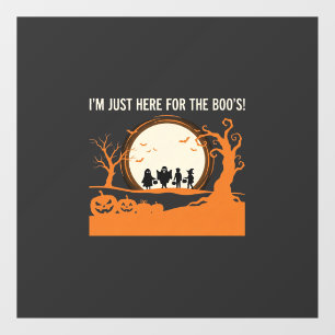 Autocollant Pour Fenêtre Silhouette de fantôme de Halloween Boo