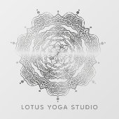 Autocollant Pour Fenêtre Silver Mandala Bohemian Elegant Reiki Yoga Studio (Feuille)