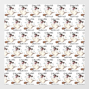 Autocollant Pour Fenêtre Simple et élégante Mignonne sorcière première Hall