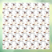 Autocollant Pour Fenêtre Simple et élégante Mignonne sorcière première Hall (Feuille 3)