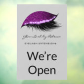 Autocollant Pour Fenêtre Simple maquillage Beauté Eyelash Parties scintilla (Feuille 3)