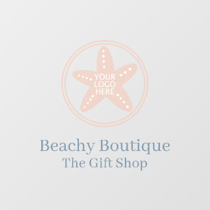 Autocollant Pour Fenêtre Simple votre logo Boutique d'affaires