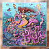 Autocollant Pour Fenêtre Sirène (Feuille 2)