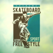 Autocollant Pour Fenêtre Ski (Feuille 3)
