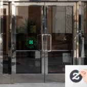 Autocollant Pour Fenêtre Slainte voir à travers la fenêtre serrer le dos bâ (Porte de bureau)