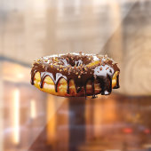 Autocollant Pour Fenêtre SlipperyJoe's decadent donut covered thick glossy  (Feuille 2)