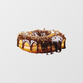 Autocollant Pour Fenêtre SlipperyJoe's decadent donut covered thick glossy  (Feuille)