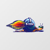 Autocollant Pour Fenêtre Snail de fusée (Feuille)