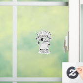 Autocollant Pour Fenêtre Snoopy and Woodstock - Merry & Bright (Maison)