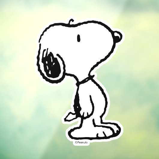 Autocollant Pour Fenêtre Snoopy Classic Comics Pattern (Feuille 3)