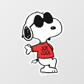 Autocollant Pour Fenêtre Snoopy "Joe Cool" debout (Feuille)