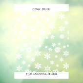 Autocollant Pour Fenêtre Snowflake Winter Business ou Home Entry 8x11 & Up (Feuille 3)