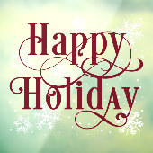 Autocollant Pour Fenêtre Snowflakes Happy Holiday decal Store clins de fenê (Feuille 3)