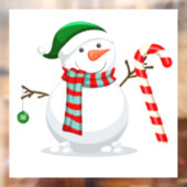 Autocollant Pour Fenêtre Snowman (Feuille 2)