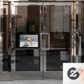 Autocollant Pour Fenêtre Snowman (Porte de bureau)