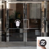 Autocollant Pour Fenêtre Soirée d'Halloween sur le fantôme (Porte de bureau)