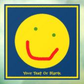 Autocollant Pour Fenêtre Soleil souriant, visage joyeux (Feuille 3)