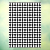 Autocollant Pour Fenêtre Solid Black and White Chevron Pattern (Feuille 3)