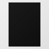 Autocollant Pour Fenêtre Solid Black Partial Transparent Design (Feuille)