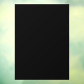 Autocollant Pour Fenêtre Solid Black Partial Transparent Design (Feuille 3)