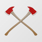 Autocollant Pour Fenêtre Soutien aux pompiers (Feuille)