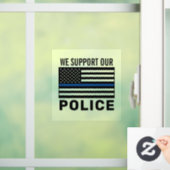 Autocollant Pour Fenêtre Soutien de la police application de la loi Ligne b (Maison)