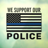 Autocollant Pour Fenêtre Soutien de la police application de la loi Ligne b (Feuille 3)