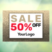 Autocollant Pour Fenêtre Sparkly Parties scintillant Vente Signataire Petit (Feuille 3)