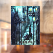 Autocollant Pour Fenêtre Spectre Sur Les Marches (Feuille 2)