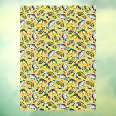 Autocollant Pour Fenêtre Sports Fishing Shop Fish Pattern Full Size  (Feuille 3)