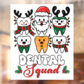 Autocollant Pour Fenêtre Squad dentaire (Feuille 2)