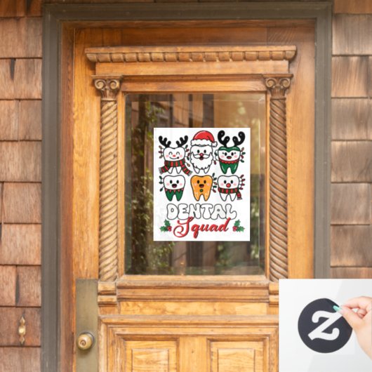 Autocollant Pour Fenêtre Squad dentaire (Porte d'accueil)