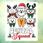 Autocollant Pour Fenêtre Squad dentaire (Feuille 3)
