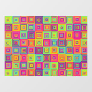 Autocollant Pour Fenêtre Squares