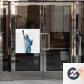 Autocollant Pour Fenêtre Statue de la liberté (Porte de bureau)