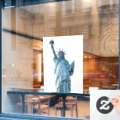 Autocollant Pour Fenêtre Statue de la liberté (Fenêtre de café)