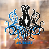 Autocollant Pour Fenêtre Sticker à graisse florale / Clin (Feuille 2)