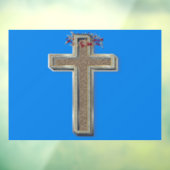 Autocollant Pour Fenêtre Sticker Arrière - plan bleu (Feuille 3)