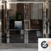 Autocollant Pour Fenêtre sticker murale éco design cool éco style (Porte de bureau)