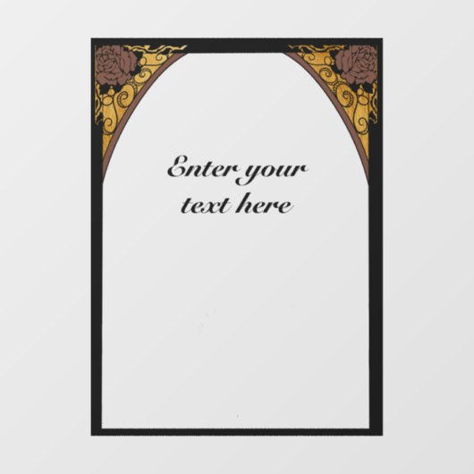 Autocollant Pour Fenêtre Stickers de fenêtre (Feuille)