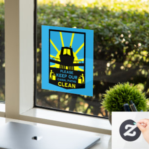 Autocollant Pour Fenêtre Stickers Et Signes De Bateau Étroite