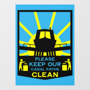 Autocollant Pour Fenêtre Stickers Et Signes De Bateau Étroite