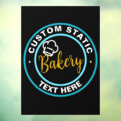 Autocollant Pour Fenêtre Storefront static cling clear decal or Bakery (Feuille 3)