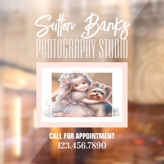 Autocollant Pour Fenêtre Studio de Photographie (Feuille 2)