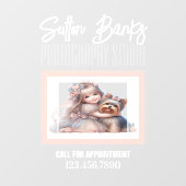 Autocollant Pour Fenêtre Studio de Photographie (Feuille)