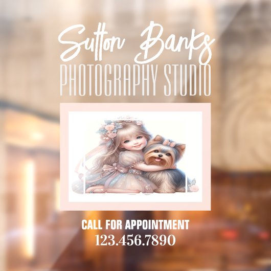 Autocollant Pour Fenêtre Studio de Photographie (Feuille 2)